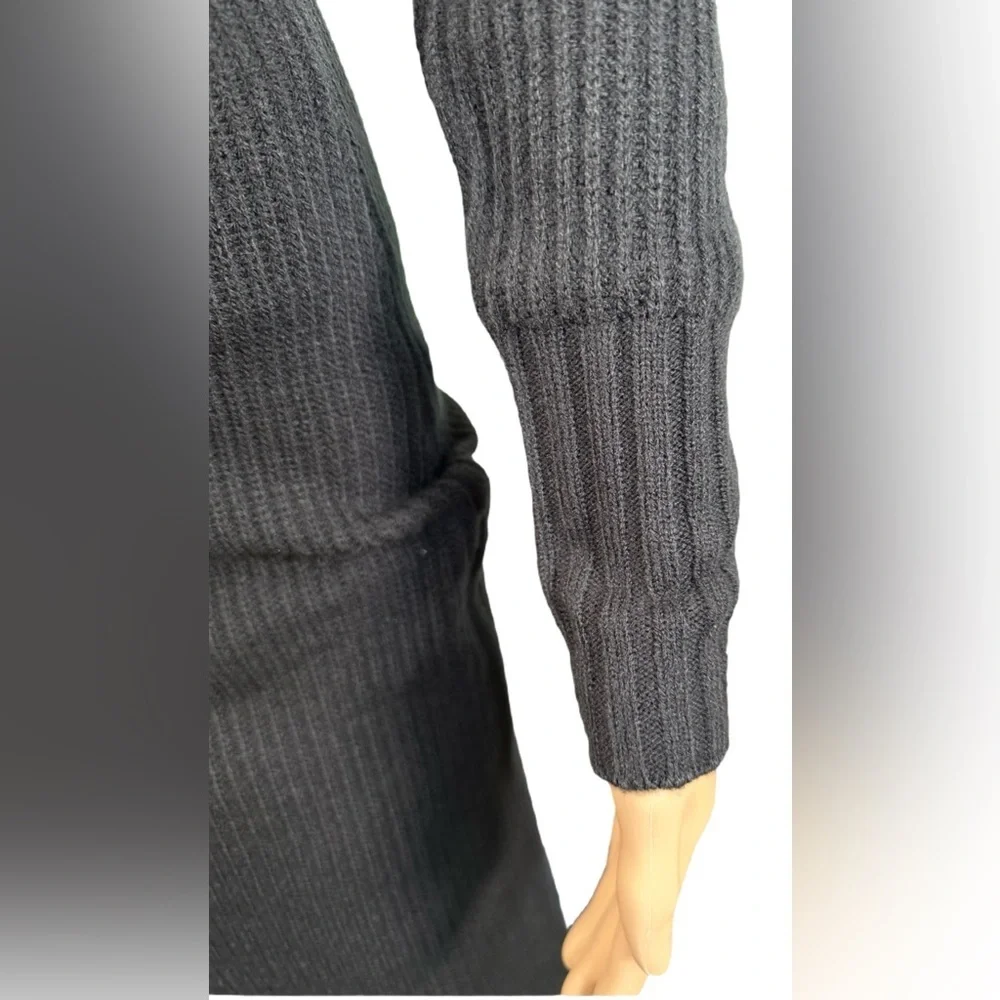 CALVIN KLEIN Woman’s Ribbed Long Sleeve Crew Neck Dress NWT Large - Picture 6 of 6